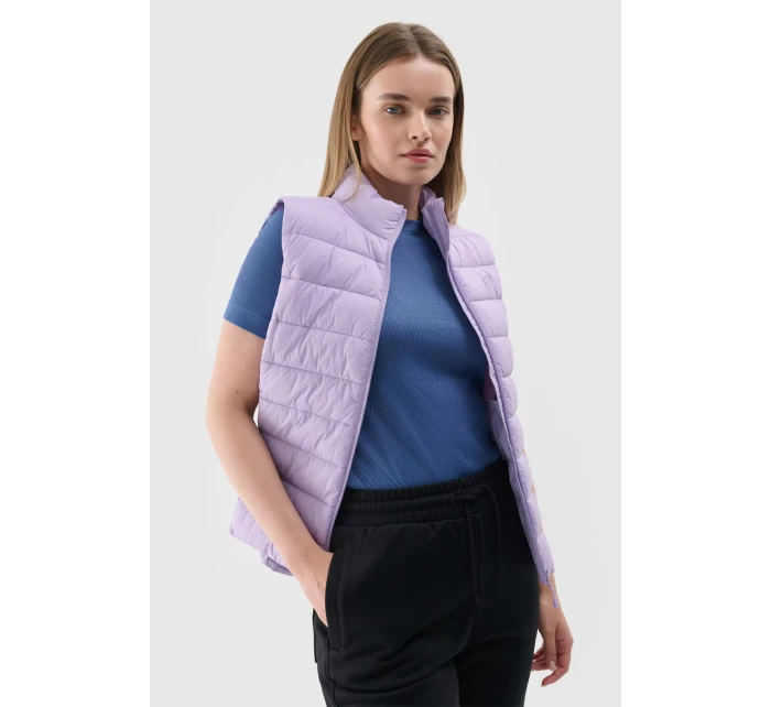 Dámský Bezrukávník Pevný S Límcem 4F Fialový 4FWAW24TVJAF139-52S Dámský Bezrukávník Pevný S Límcem 4F Fialový 4FWAW24TVJAF139-52S