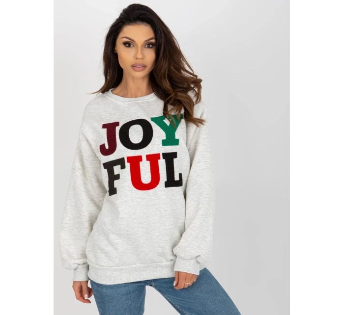 Mikina EM BL 617 5.00X světle šedá