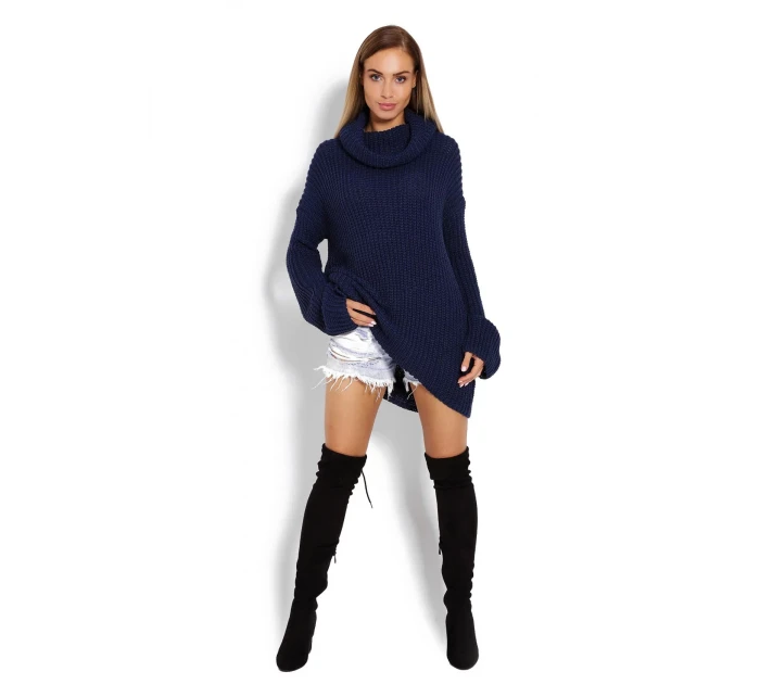 Dámský dlouhý svetr model 21787030 - PeeKaBoo