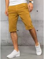 Pánské hořčicové džínové šortky Dstreet SX1434