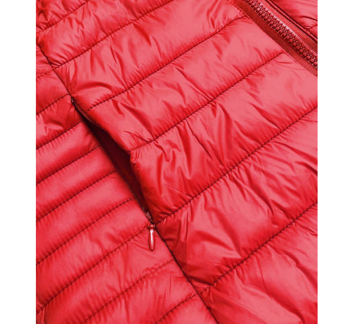 Červená dámská vesta model 16150506 - J.STYLE