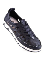 Rieker W RKR652 námořnicky modrá kožená polobotka s prolamovanou podrážkou Rieker W RKR652 námořnicky modrá kožená polobotka s prolamovanou podrážkou