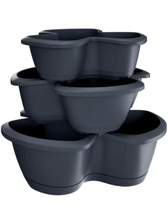 VERTIKÁLNÍ ZAHRADNÍ KAŠTANOVÝ JEZÍREK - ANTHRACITE dětské