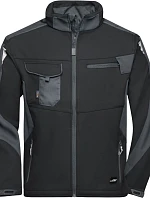 Daiber JN 844 Pracovní letní softshellová bunda - Strong 02.0844 black/carbon