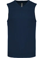 K Pánská svetrová vesta s výstřihem do V 20.K navy model 22422574 - Kariban