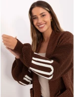 Cardigan IT SW 80678.84 hnědý Cardigan IT SW 80678.84 hnědý