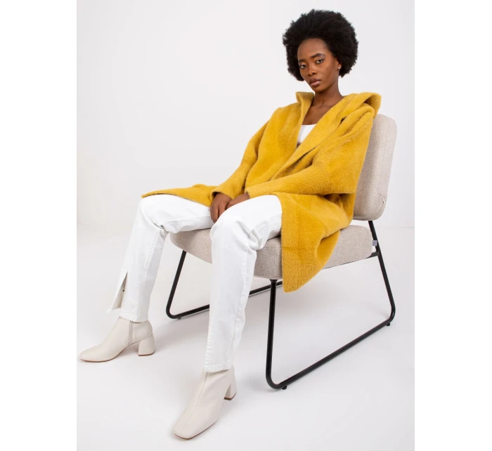 Dámský kabát  MBM  PL 1518.95P tmavě žlutý