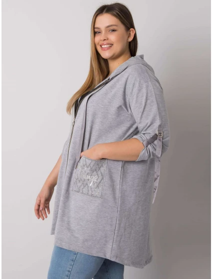 Mikina RV BL 6795.84 šedá