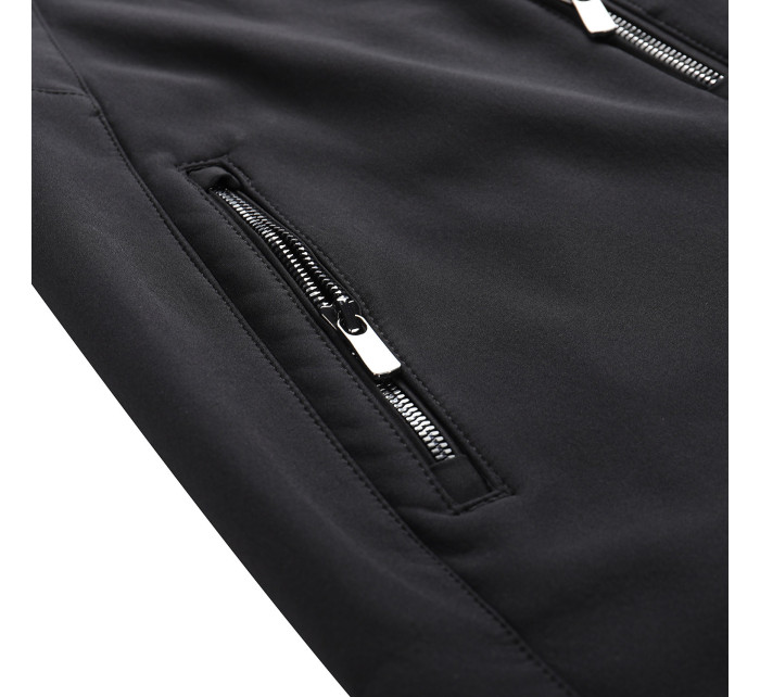 Dámské lyžařské softshellové kalhoty ALPINE PRO GERANA black