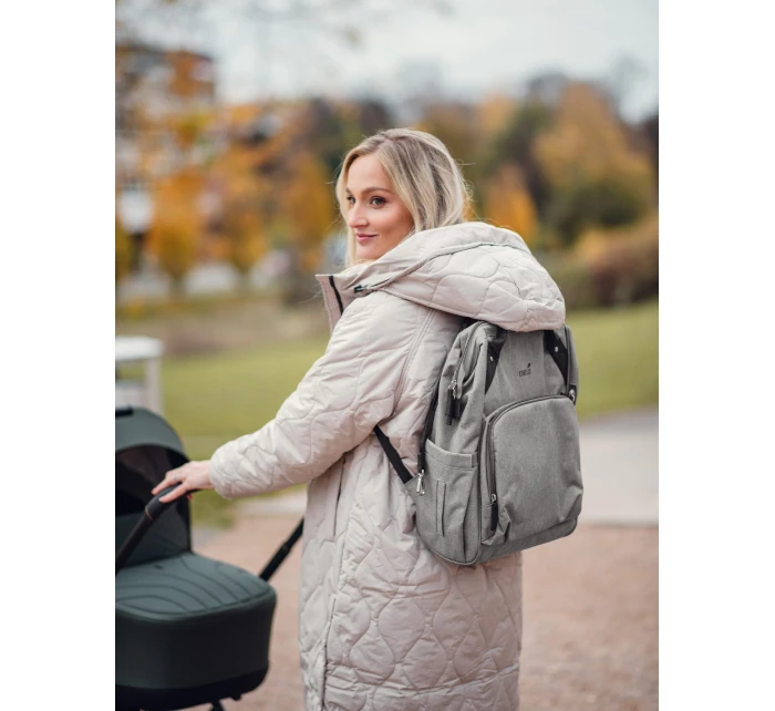 Dámský batoh na kočárek Engelis Vuch Vela Grey Dámský batoh na kočárek Engelis Vuch Vela Grey
