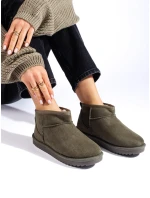 Zajímavé sněhule dámské zelené platforma Zajímavé sněhule dámské zelené platforma