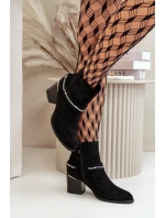 Boty na podpatku model 199288 Step in style Boty na podpatku model 199288 Step in style