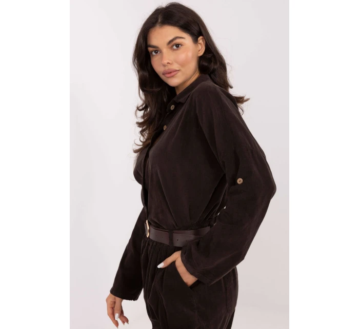 Košile s dlouhým rukávem  model 220827 Italy Moda