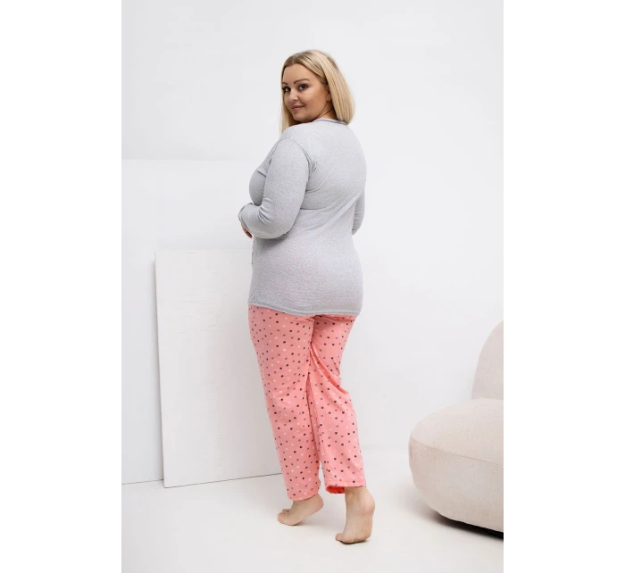 Pohodlná pyžama pro plnoštíhlé model 223305 Forever Pink