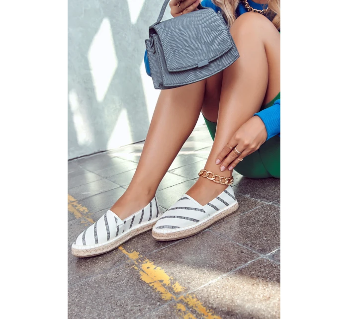 Dámské klasické espadrilky Big Star model 21580313 Bílé - Big Star Shoes Dámské klasické espadrilky Big Star model 21580313 Bílé - Big Star Shoes