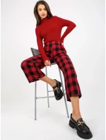 Spodnie LK SP model 21127104 czarno czerwony - FPrice