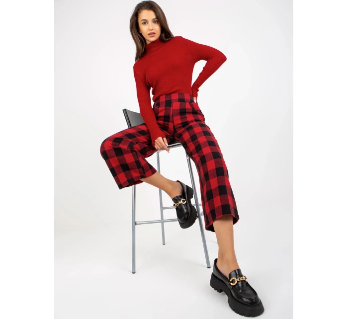 Spodnie LK SP model 21127104 czarno czerwony - FPrice