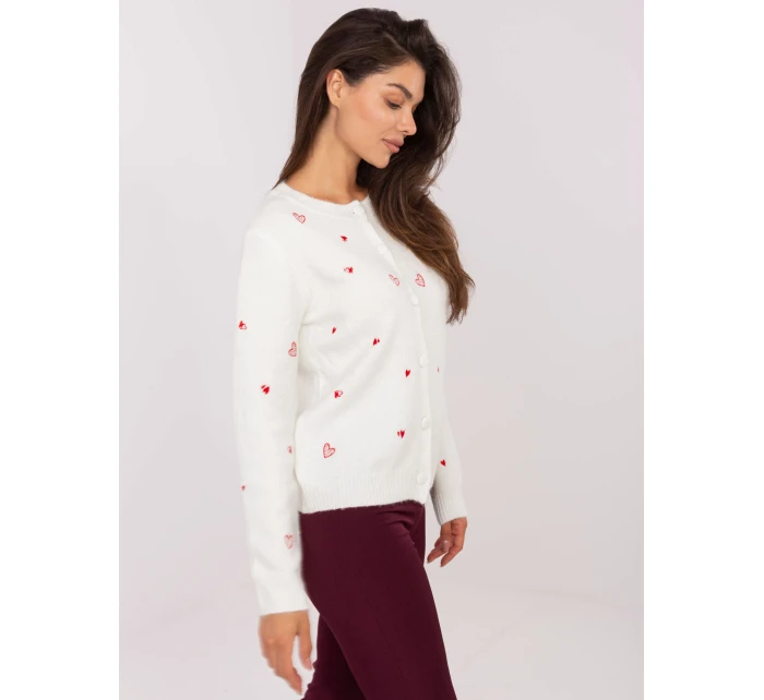 Sweter PM SW model 21296776 ecru - FPrice Sweter PM SW model 21296776 ecru - FPrice