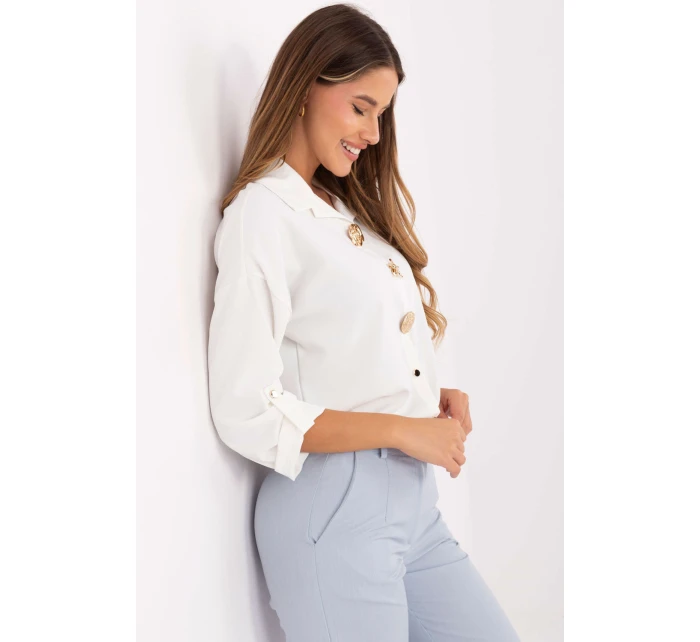 Košile s dlouhým rukávem model 219050 Rue Paris Košile s dlouhým rukávem model 219050 Rue Paris