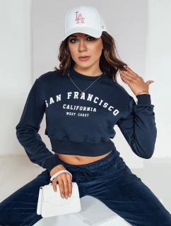 Dámský top SAN FRANCISCO s potiskem tmavě modrý FashionStreet BY1344