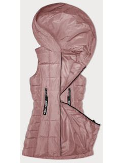 Růžová dámská vesta s kapucí S'West (B8225-83)