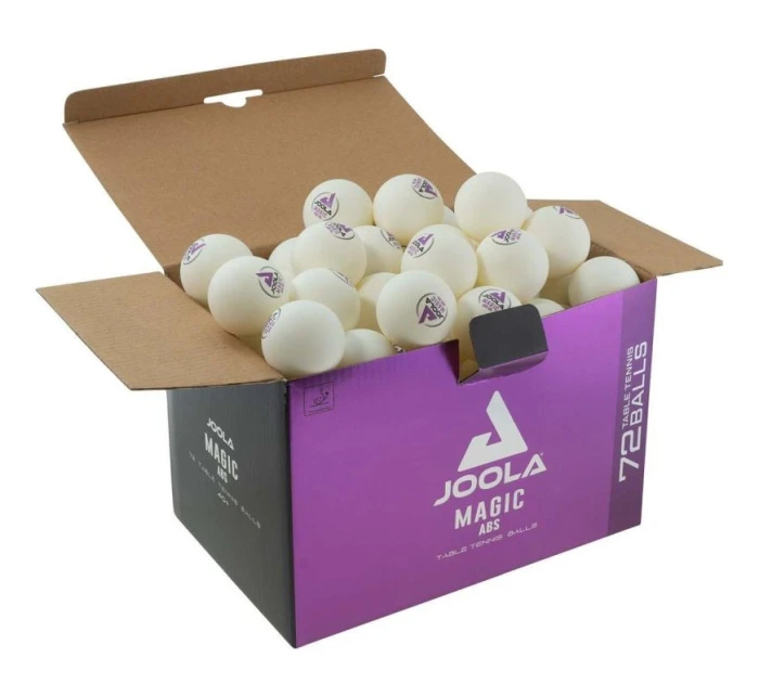 JOOLA MAGIC ABS 72KS MÍČKŮ NA STOLNÍ TENIS BÍLÝCH JOOLA MAGIC ABS 72KS MÍČKŮ NA STOLNÍ TENIS BÍLÝCH