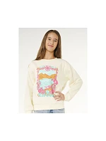 Dívčí mikina RIP CURL Sunshine Squad Crew-Girl, bílá Dívčí mikina RIP CURL Sunshine Squad Crew-Girl, bílá