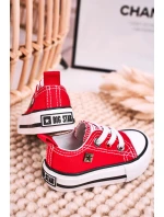 Dětské Klasické Tenisky Nízké BIG STAR HH374196 červené