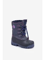 Vysoké Teplé Dětské Sněhule Se Stahováním Modré Lee Cooper LCJ-24-44-2843K