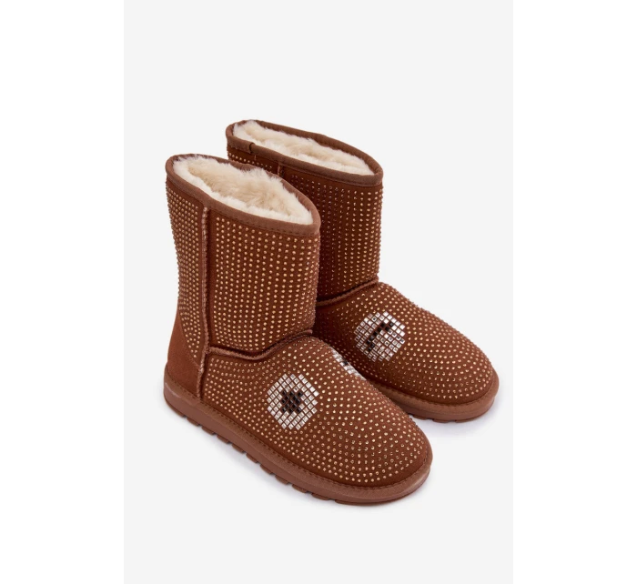 Zdobené Zimní Boty Dámské Camel model 21937551 - Boto