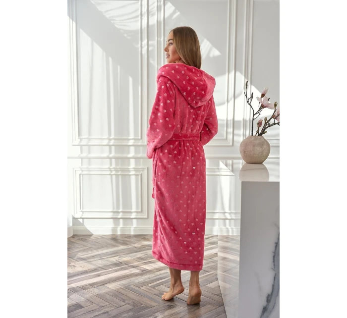 Dámský župan Tmavě růžová vzor L&L model 21803146 - L&L Dámský župan Tmavě růžová vzor L&L model 21803146 - L&L