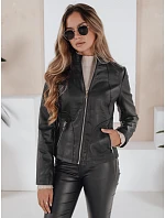 Dámská kožená bunda TY5201 černá - FashionStreet Dámská kožená bunda TY5201 černá - FashionStreet