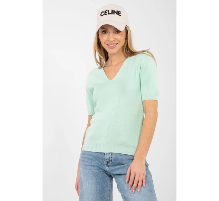 Svetr s krátkým rukávem  model 223997 Factory Price