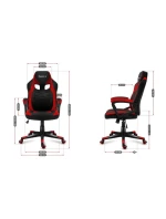 Herní židle  Red Mesh model 21325930 - Huzaro