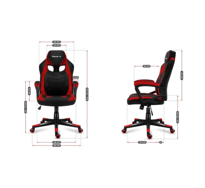Herní židle  Red Mesh model 21325930 - Huzaro