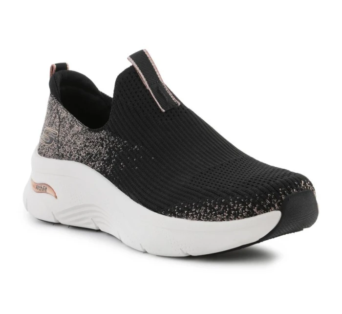 Boty Skechers Skechers Arch Fit D'Lux - Glimmer Dust W 149689-BKRG Boty Skechers Skechers Arch Fit D'Lux - Glimmer Dust W 149689-BKRG