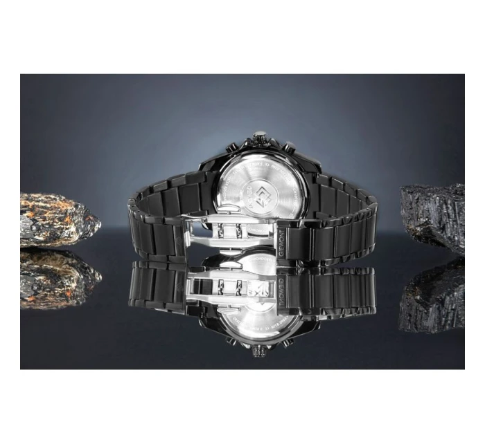 Pánské hodinky Giewont Chronograph Sapphire Black GW3970-B4