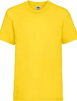 Fruit of the Loom Kids Valueweight T Dětské tričko 16.1033 yellow