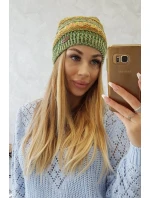 Fleecová čepice Patrycja K254 green neon+green Fleecová čepice Patrycja K254 green neon+green