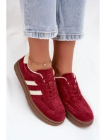 Dámské semišové tenisky na platformě bordové model 21708116 - EVENTO Dámské semišové tenisky na platformě bordové model 21708116 - EVENTO
