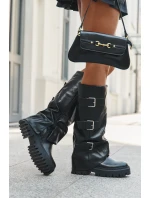 Zateplené dámské kozačky se Černé model 21709299 - Boto Zateplené dámské kozačky se Černé model 21709299 - Boto