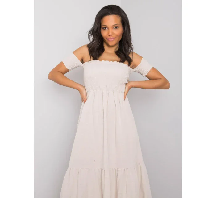 Šaty 346 SK 009.51 světle béžová