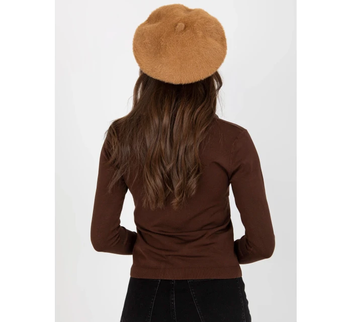 Czapka AT CZ M model 21127132 camelowy - FPrice Czapka AT CZ M model 21127132 camelowy - FPrice