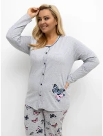 DU PI pyžamo FP 504.17 šedé DU PI pyžamo FP 504.17 šedé