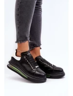 Dámské kožené tenisky GOE Black Dámské kožené tenisky GOE Black