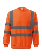 HV Essential mikina unisex fluorescenční oranžová