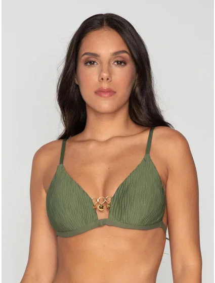 Vrchní díl plavek model 17391393 Scarlet khaki - Luna