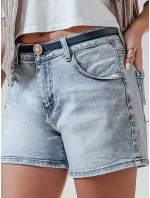 Dámské džínové šortky s páskem HELLO JEAN modré FashionStreet SY0481 Dámské džínové šortky s páskem HELLO JEAN modré FashionStreet SY0481