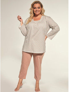 Dámské pyžamo model 18762376 Nadia 3/4 3XL5XL - Cornette