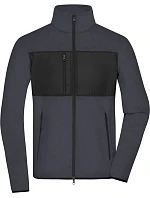 Daiber JN 1312 Pánská fleecová bunda 02.1312 carbon/black